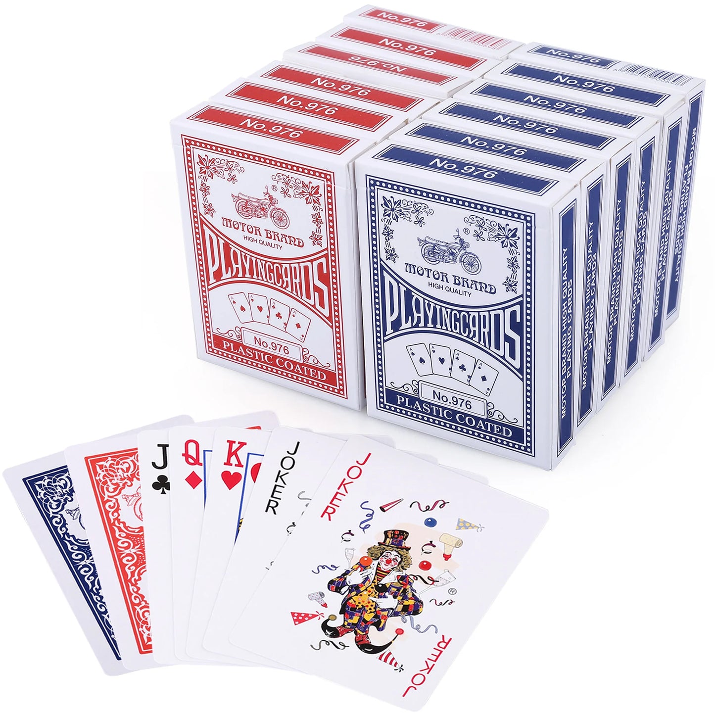 12 Decks Playing Cards Bulk Set For Family Card Games