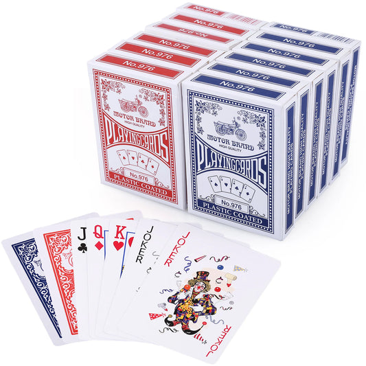 12 Decks Playing Cards Bulk Set For Family Card Games