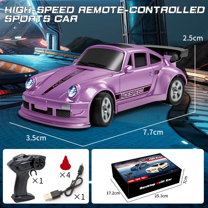 Fremego 4WD RC Drift Car Remote Control Toy Racing Desk