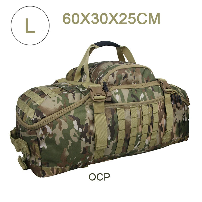 LQARMY Outdoor Molle Tactical Backpack for Hiking and Travel