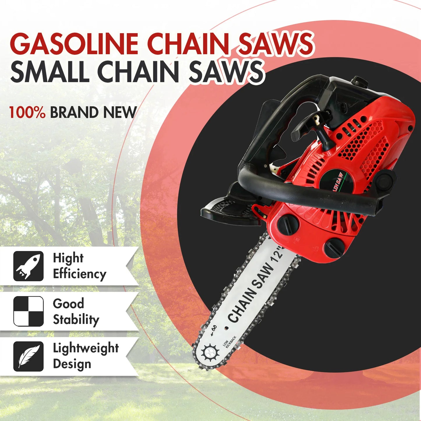 Cordless Chainsaw Electric Portable Lightweight For Woodworking