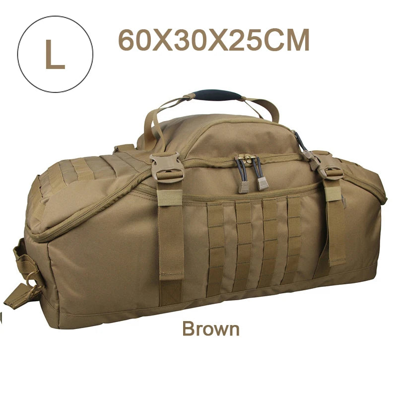 LQARMY 3 Way Duffle Bag Backpack Crossbody