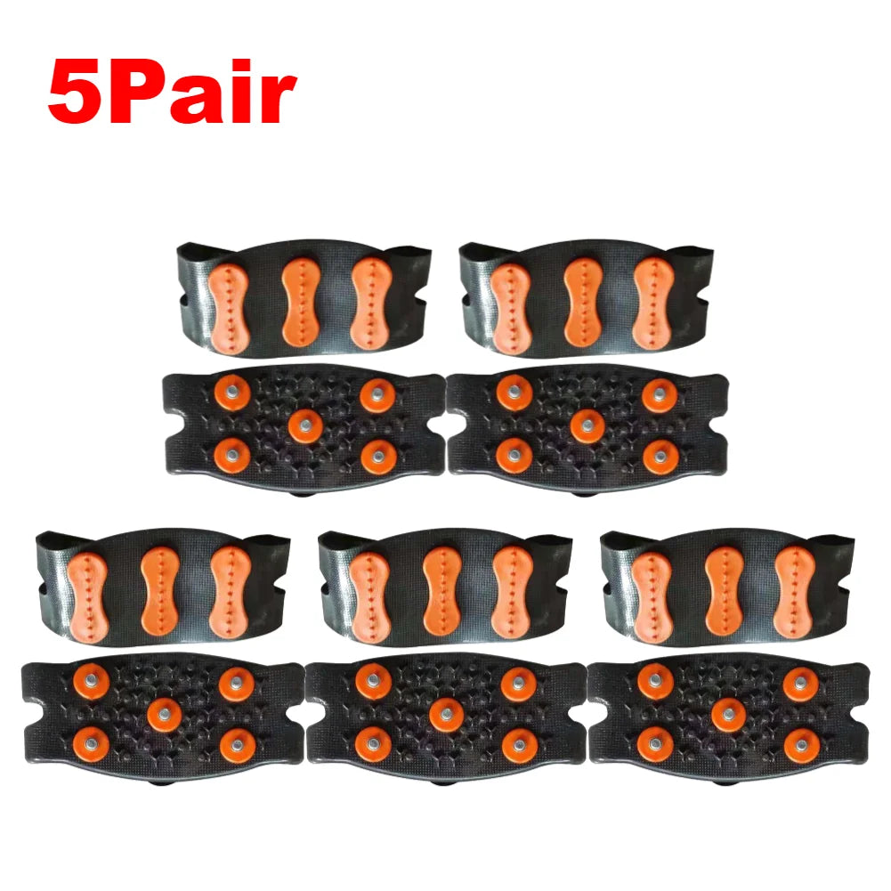 Five Stud Anti Slip Crampons Snow Claw for Winter Walking and Hiking