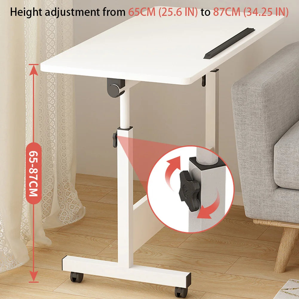 TWISTER.CK Adjustable Height Mobile Standing Desk with Wheels