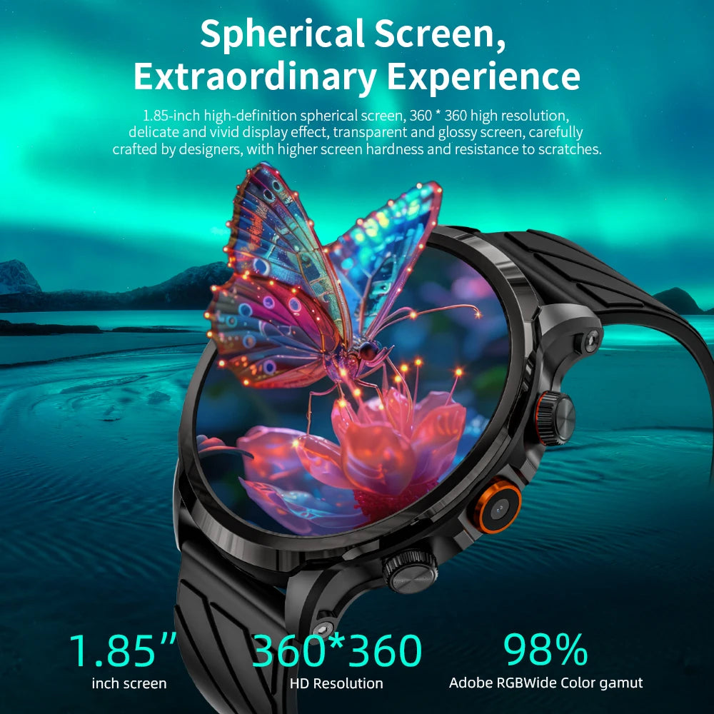 LOKMMAT 8 Pro Android Smartwatch 4G Camera SIM Card