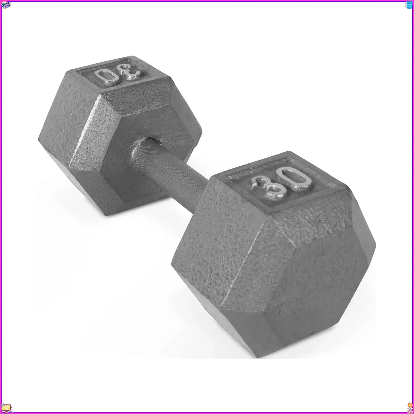 Cast Iron Hex Dumbbell For Home Gym And Strength Training