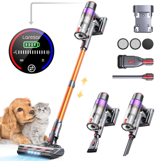 LARESAR Elite 8 Cordless Vacuum Cleaner 450W Power