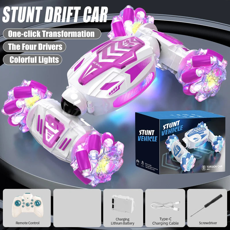 CONUSEACE RC Stunt Car Dual Remote Control Vehicle