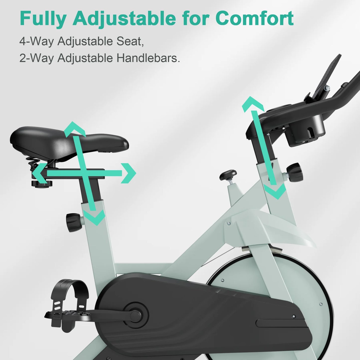 Superun Exercise Bike 32-Level Magnetic Resistance Home Trainer