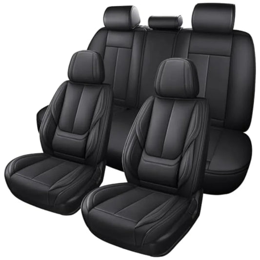 None Lumbar Support Car Seat Cover Waterproof Nappa Leather