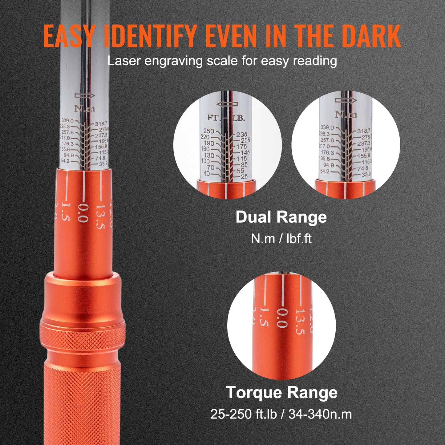 SucceBuy Precision Pointer Torque Wrench Set