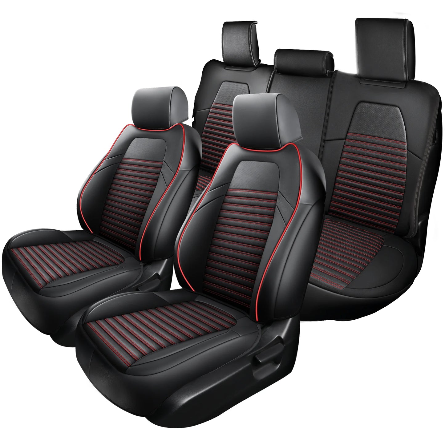NONECN Honda CRV Custom-Fit Car Seat Covers Waterproof Napa Leather