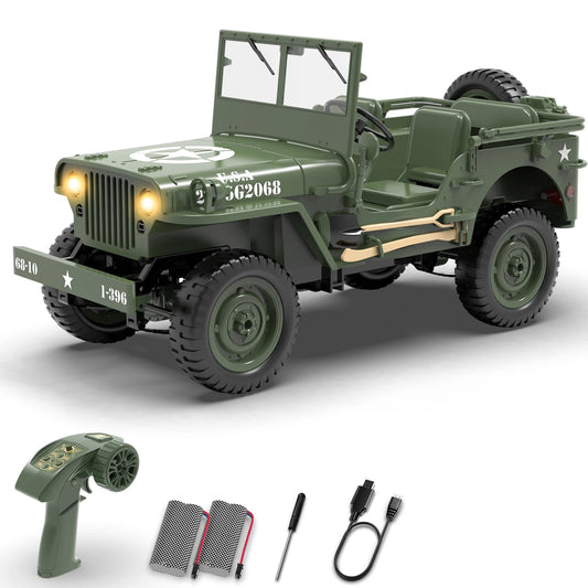 Exhobby Racent RC Crawler 1 10 Scale Off Road Willys Jeep