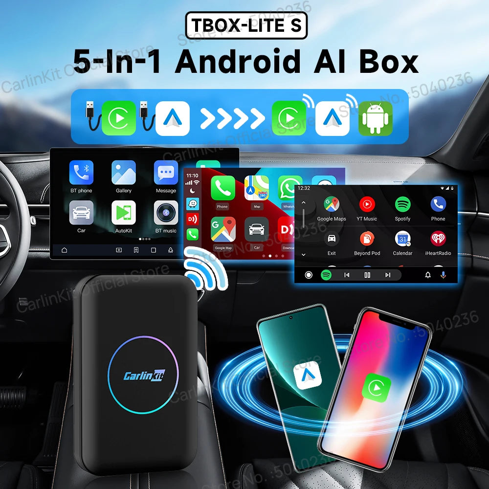 Carlinkit Android TV Box CarPlay AI Box Auto Connect