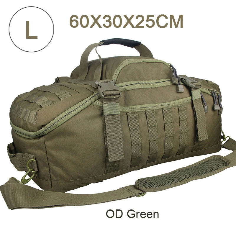LQARMY Outdoor Molle Tactical Backpack for Hiking and Travel