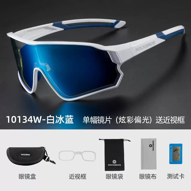 ROCKBROS Polarized Cycling Sunglasses UV400 Protection Unisex Eyewear
