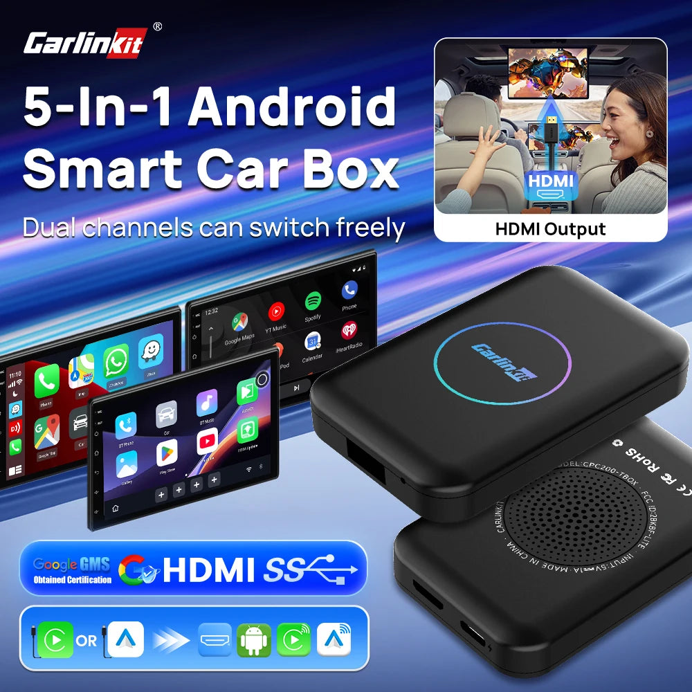 Carlinkit Android TV Box CarPlay AI Box Auto Connect
