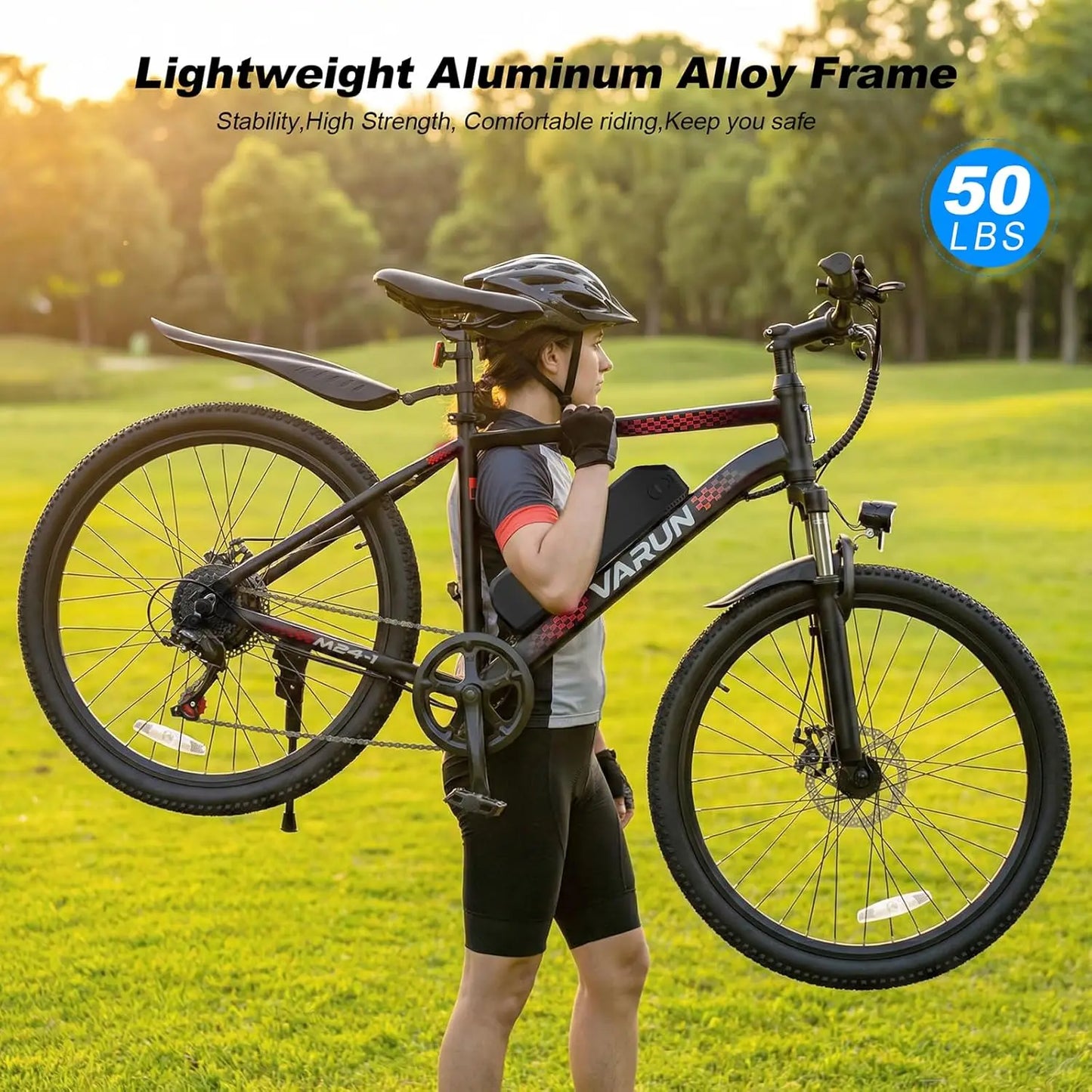 Peak 500W Electric Bike For Adults With Removable 36V Battery