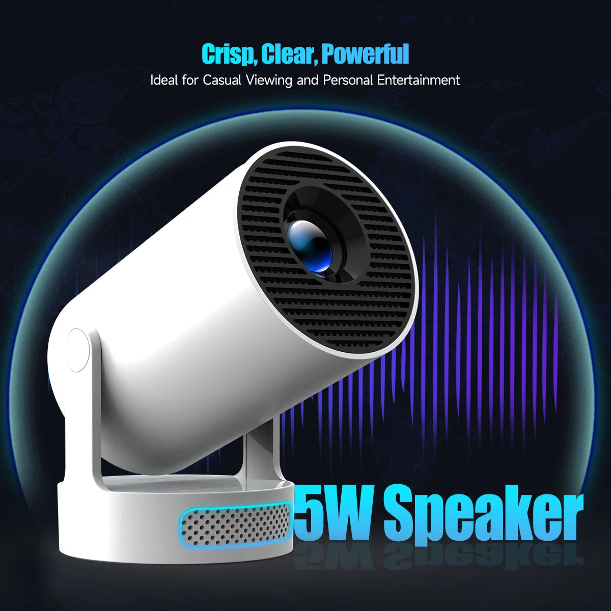 Magcubic HY300 Pro Projector Outdoor Home Theater with 5W Speaker