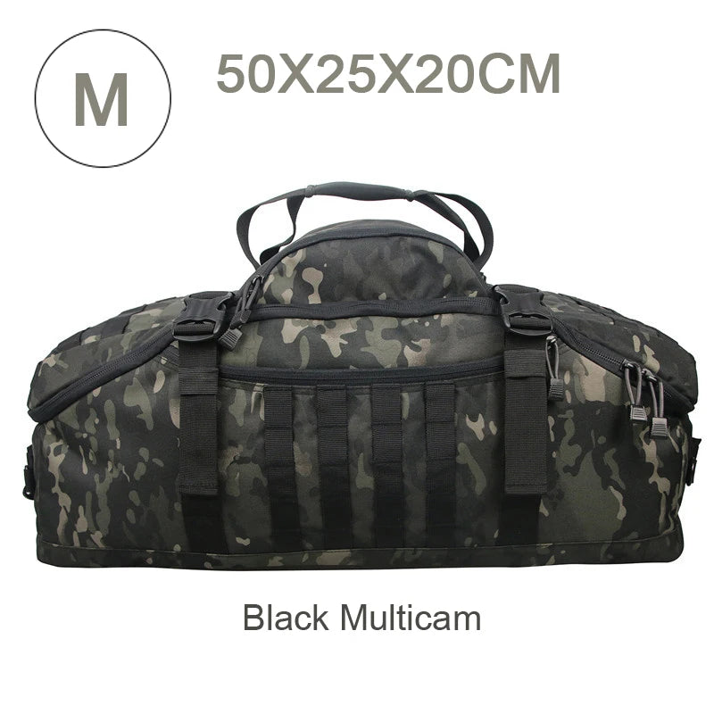 LQARMY Outdoor Molle Tactical Backpack for Hiking and Travel