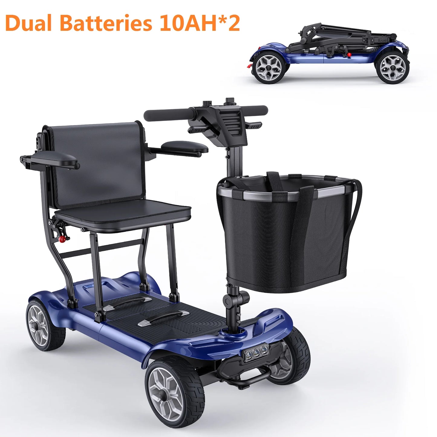ENGWE Electric Mobility Scooter Dual Battery Folding Design
