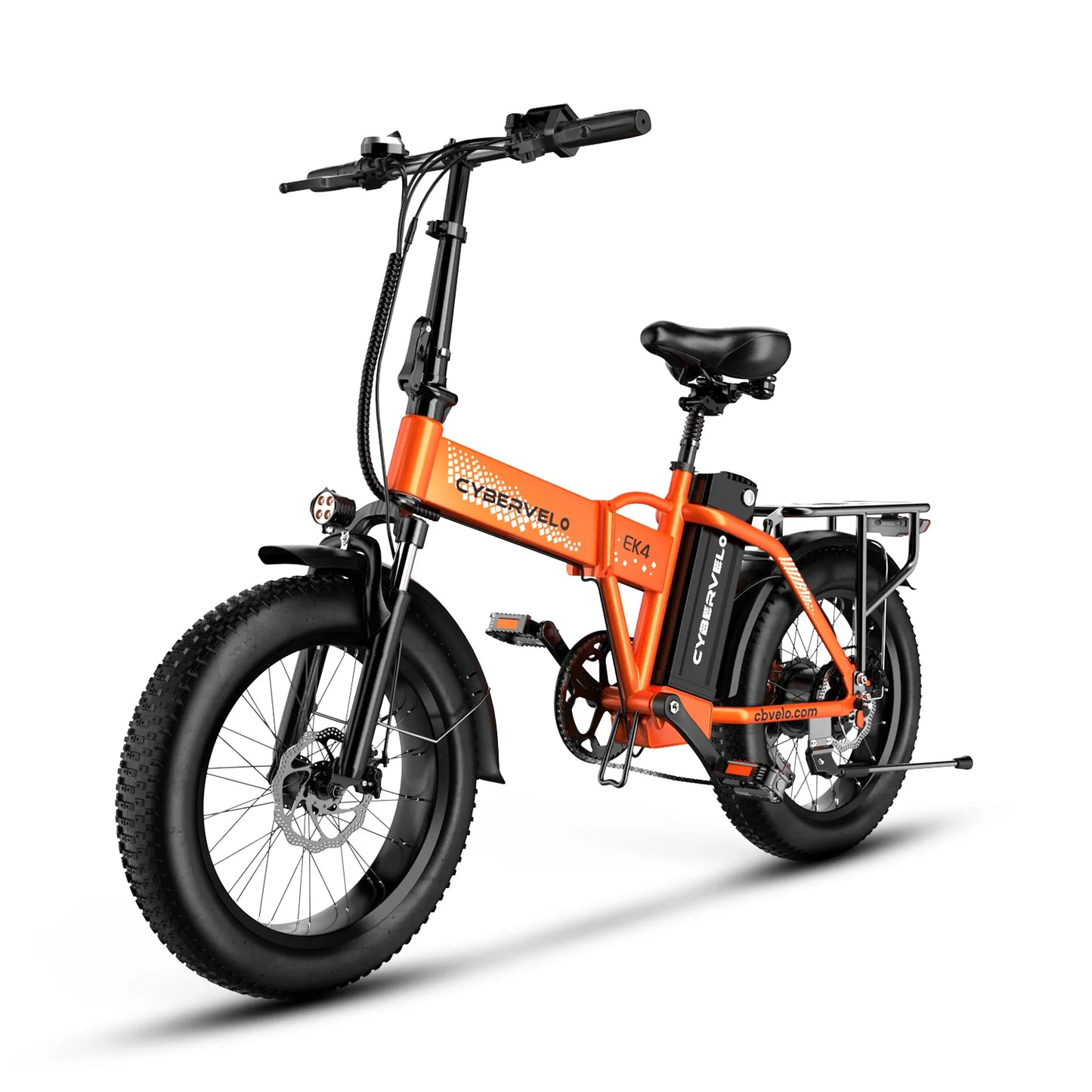 CYBERVELO Electric Fat Tire Off Road Foldable Bike EK4 EK5