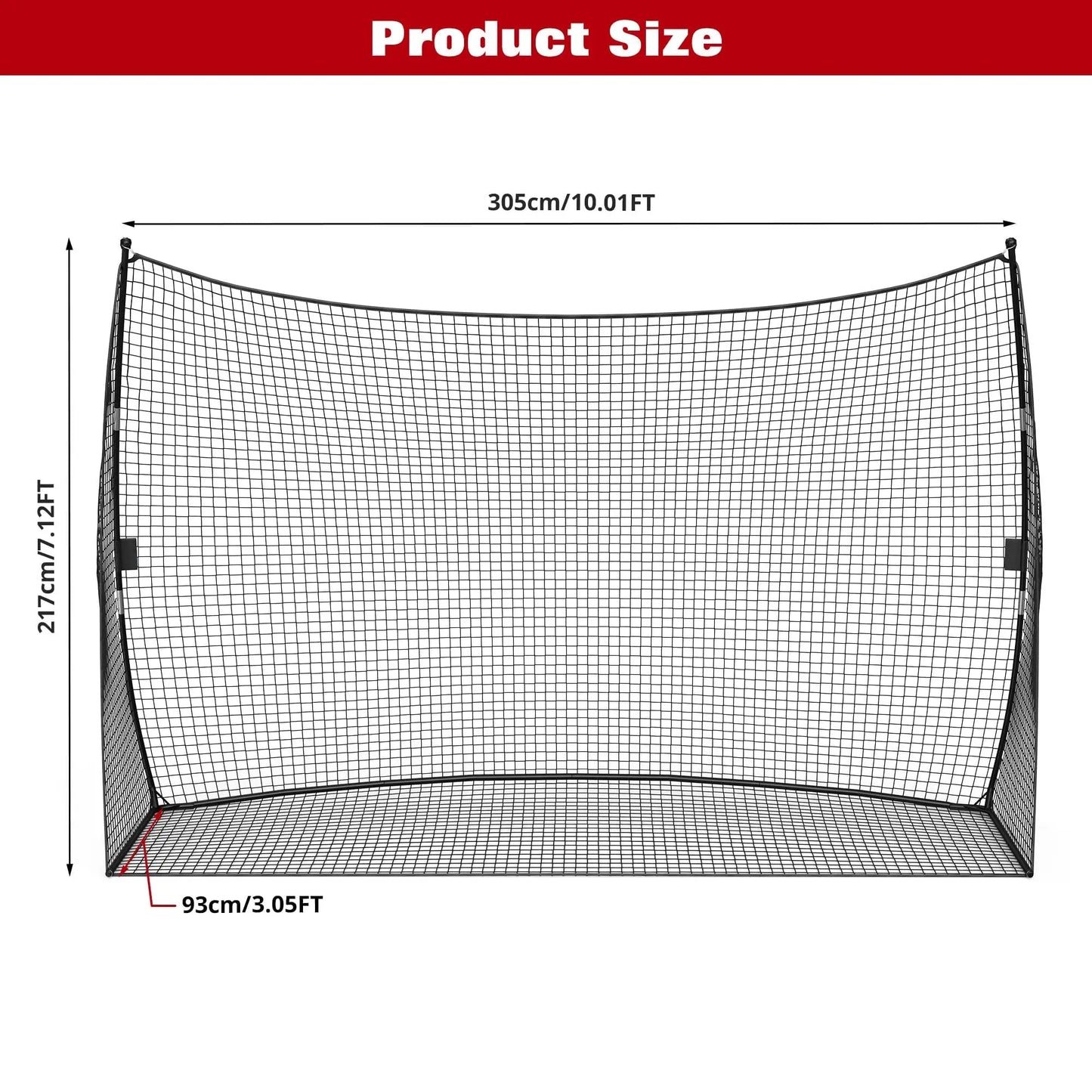 HiMISS Golf Practice Net Portable Backyard Hitting And Chipping Training