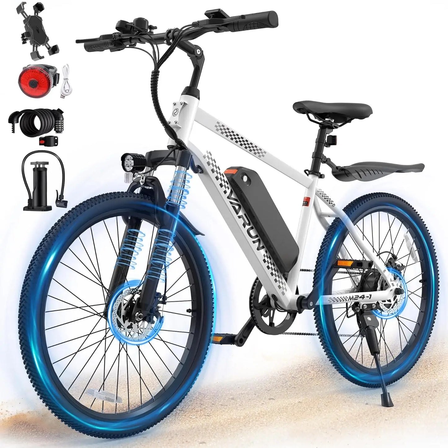 Peak 500W Electric Bike For Adults With Removable 36V Battery