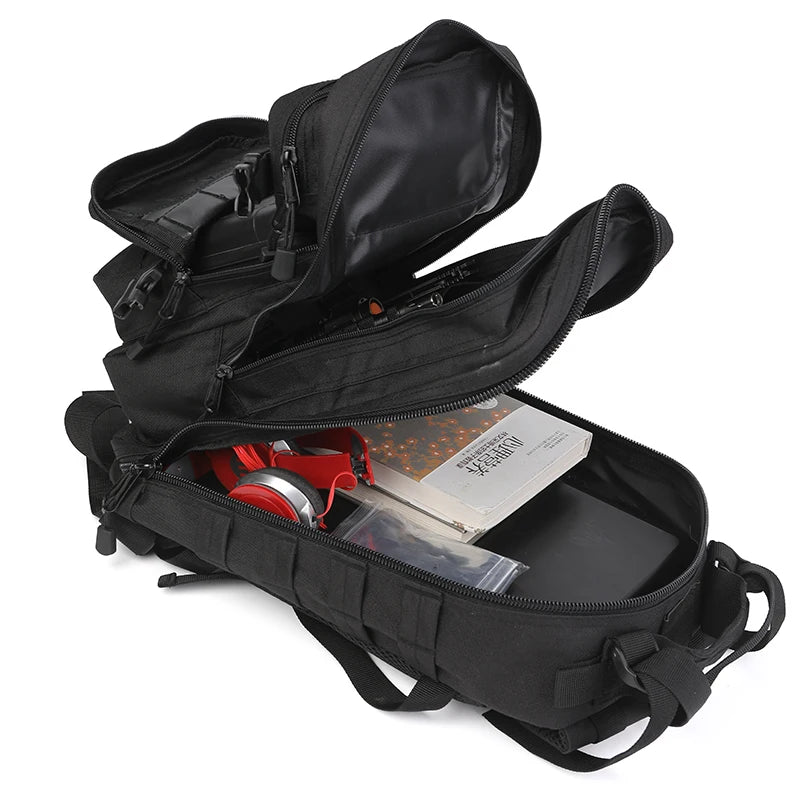 LQARMY Tactical Molle Backpack For Travel Camping Hunting Hiking