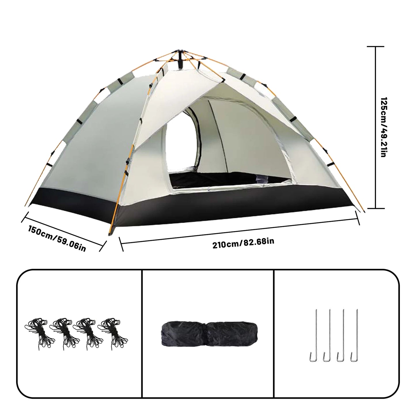 Pakicetus Auto Tent Quick Setup All Weather Portable Sunshade