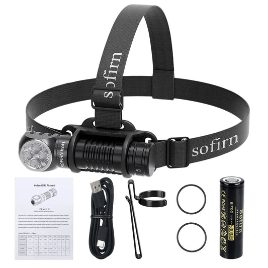 Sofirn HS41 Headlamp 4000lm USB C Rechargeable SST20 LED