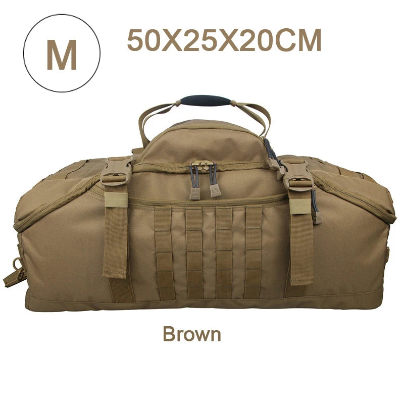LQARMY 3 Way Duffle Bag Backpack Crossbody