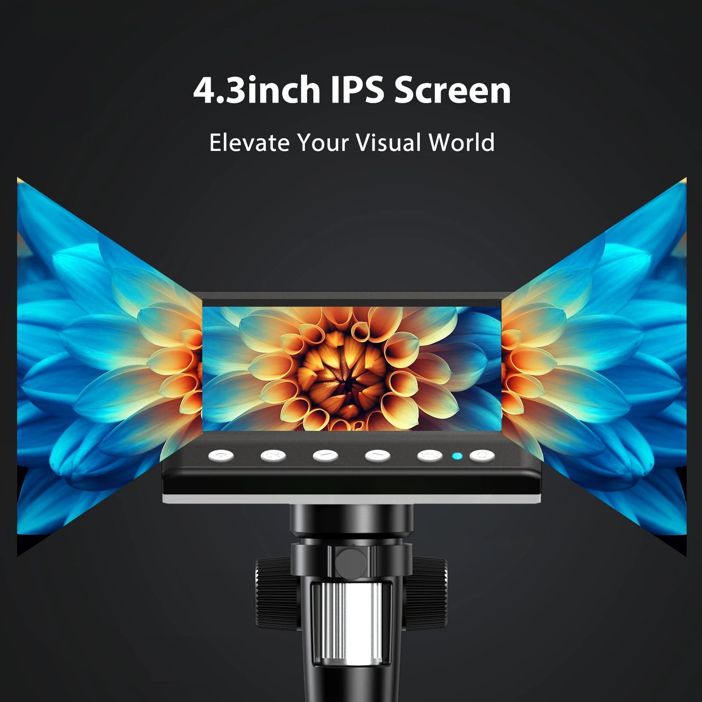 Hayve Digital Microscope 1000X With 8 LEDs And PC View
