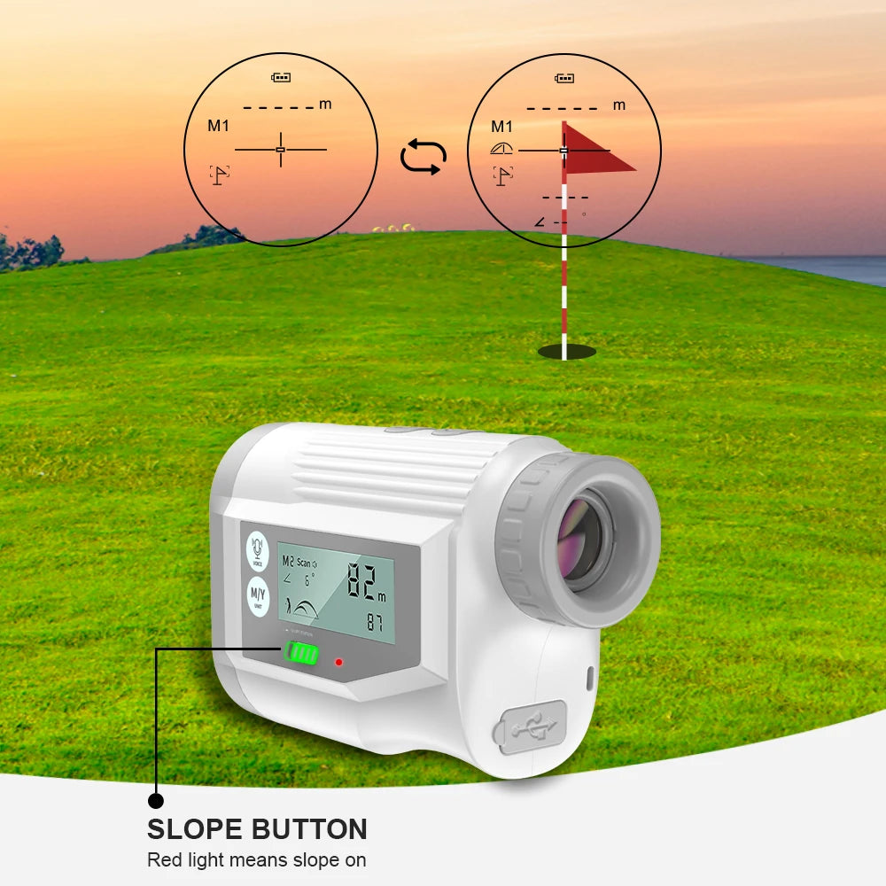 Nohawk Golf Laser Rangefinder With Voice And Slope Compensation