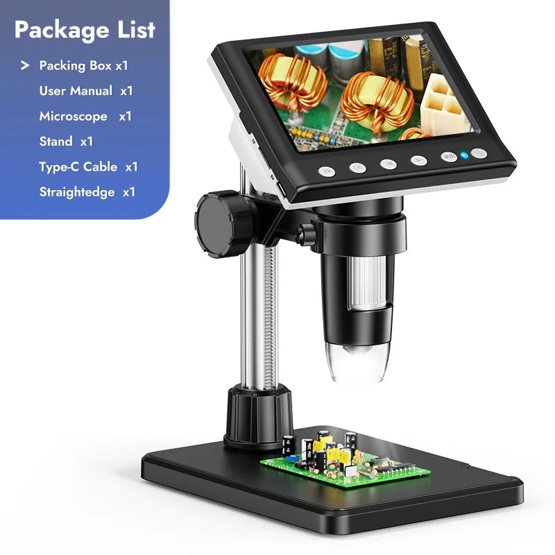 Hayve Digital Microscope 1000X With 8 LEDs And PC View