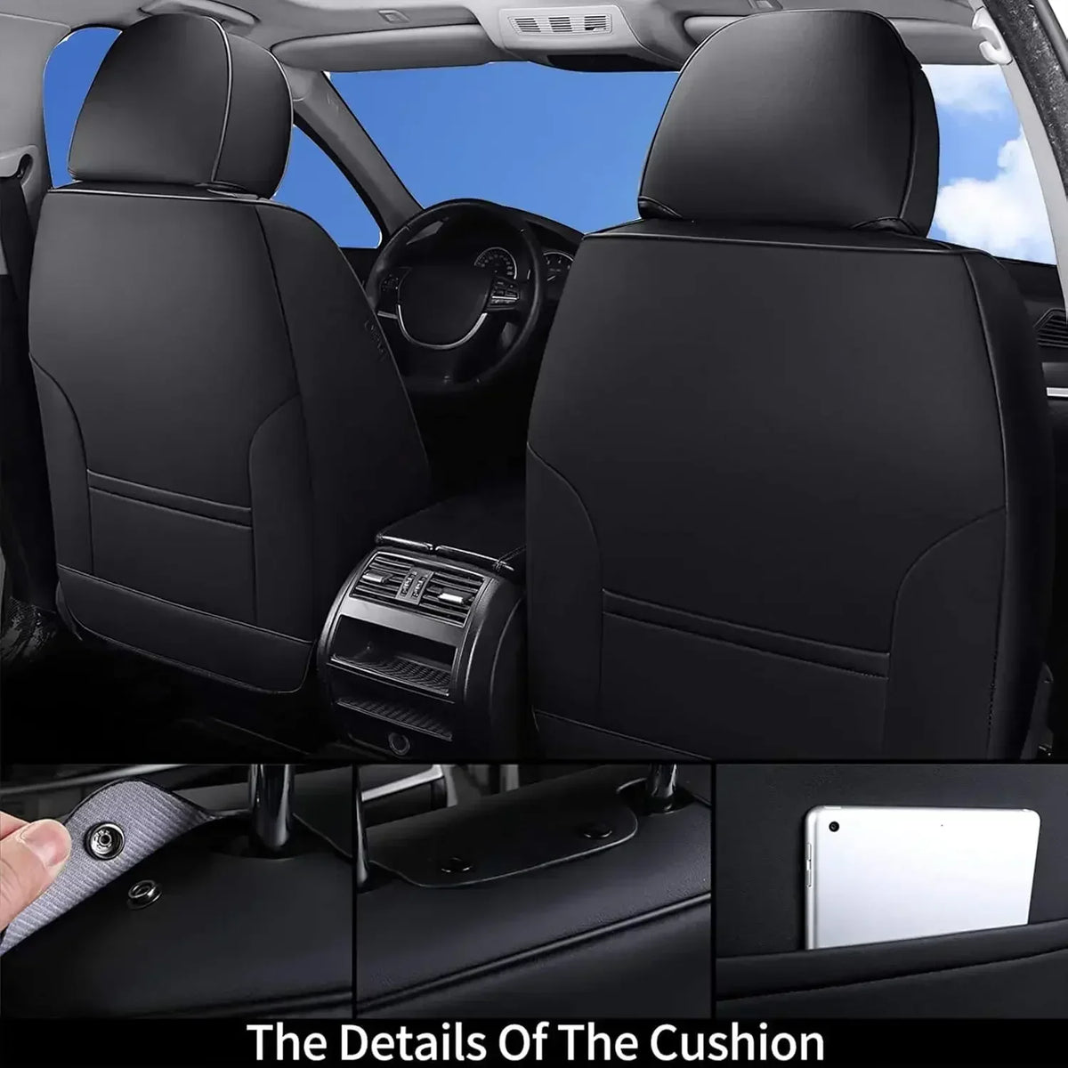 Universal Waterproof Car Seat Cover Set With Lumbar Support