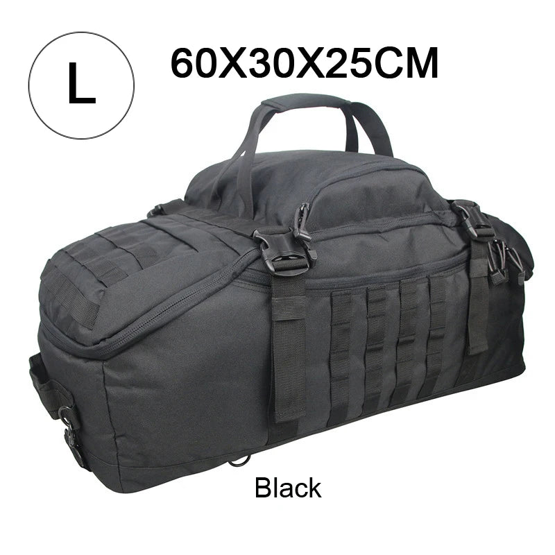 LQARMY Outdoor Molle Tactical Backpack for Hiking and Travel