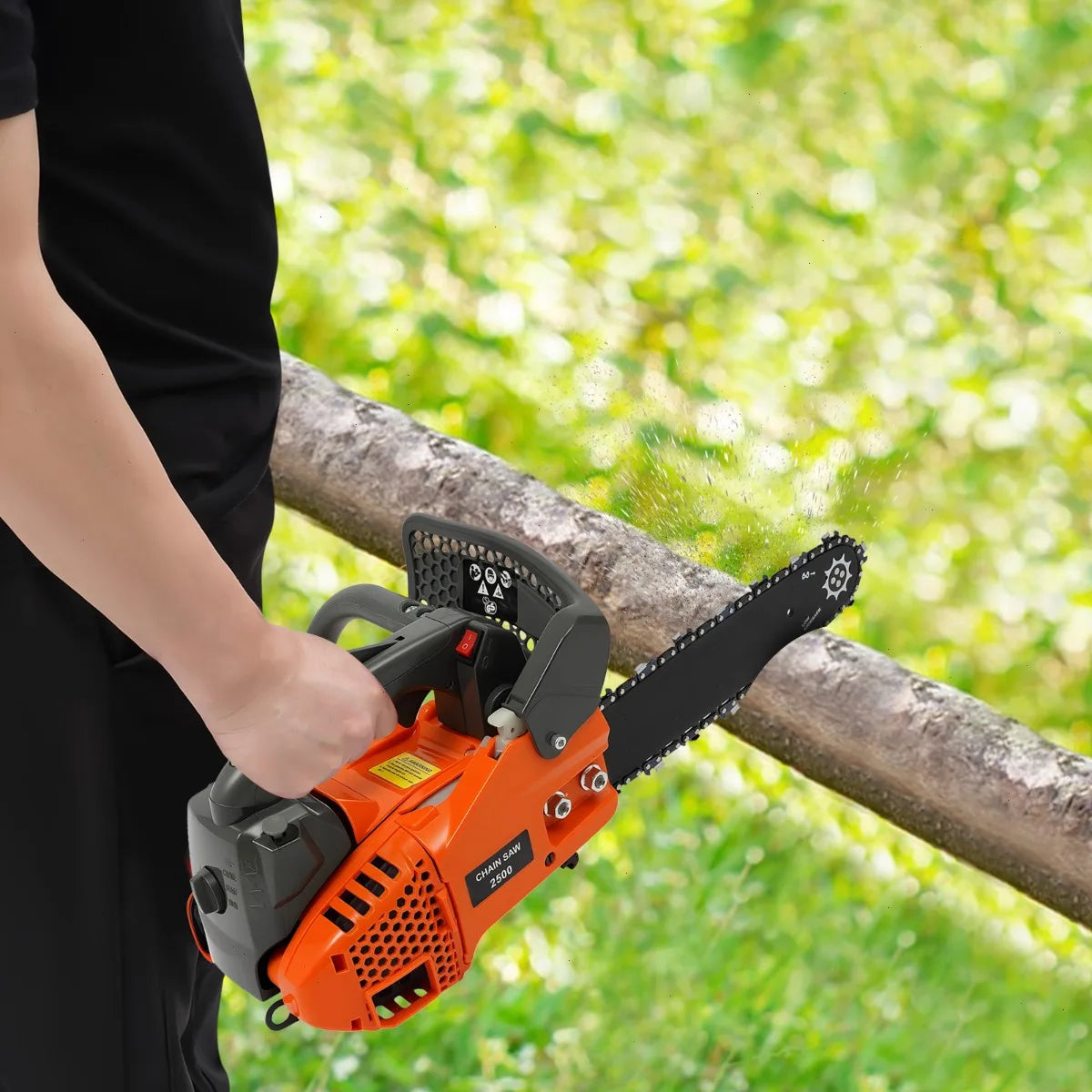 Bymaocar Professional Gasoline Top Handle Chainsaw