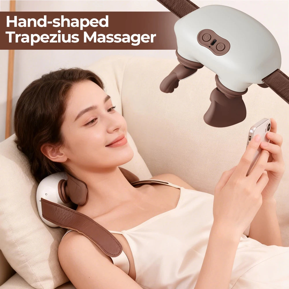 Foreverlily Bionic Neck And Shoulder Massager Pro Deep Tissue Relief