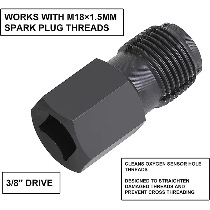 Oxygen Sensor Wrench Kit For Automotive O2 Socket Removal Tool