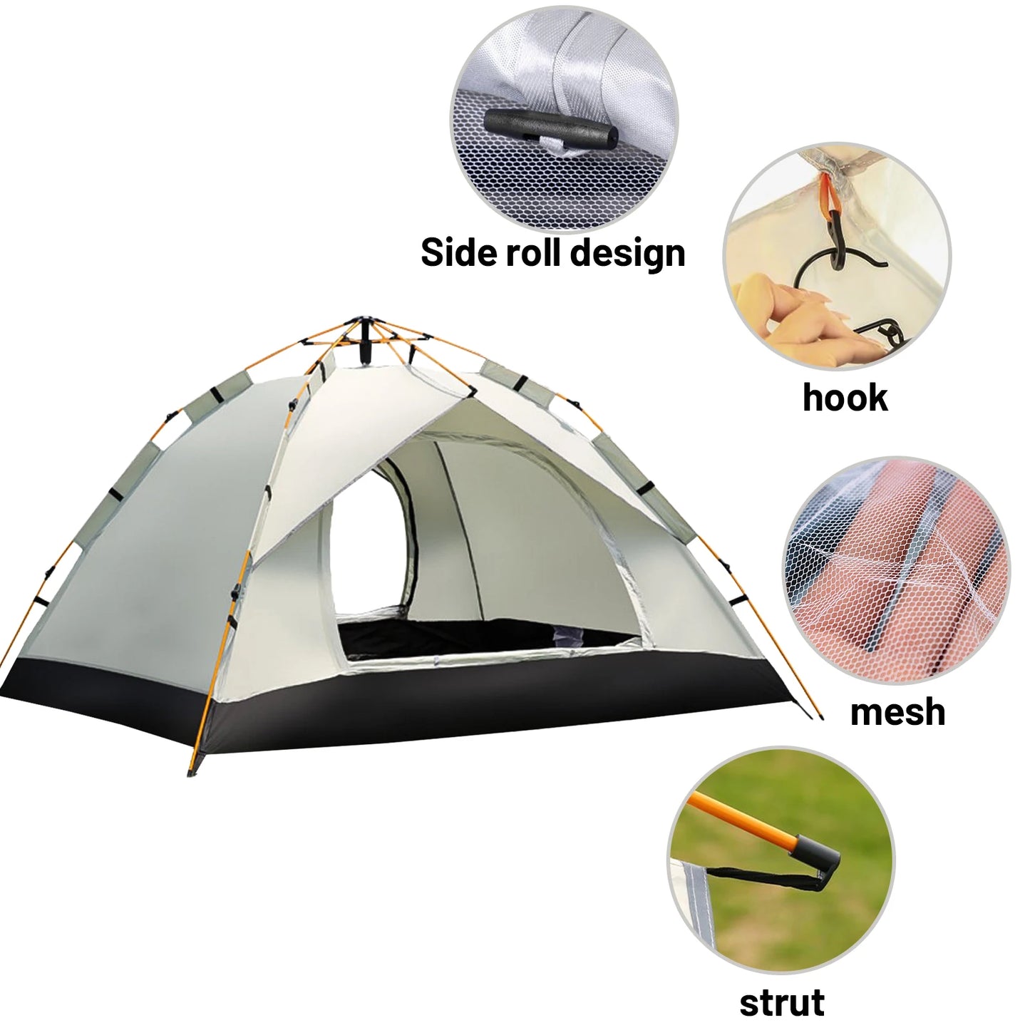 Pakicetus Auto Tent Quick Setup All Weather Portable Sunshade