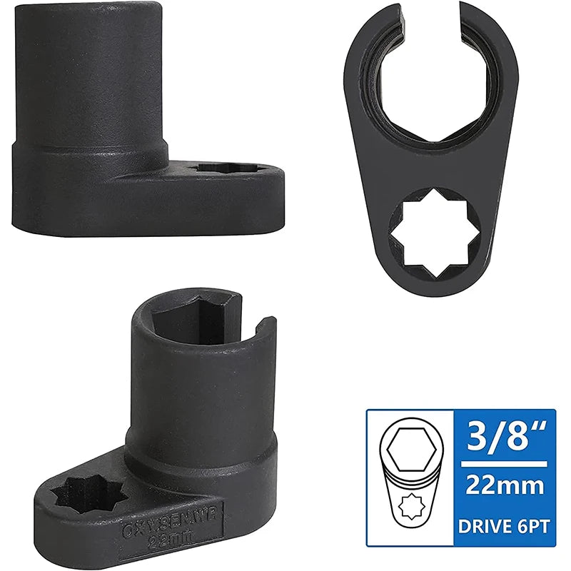 Oxygen Sensor Wrench Kit For Automotive O2 Socket Removal Tool
