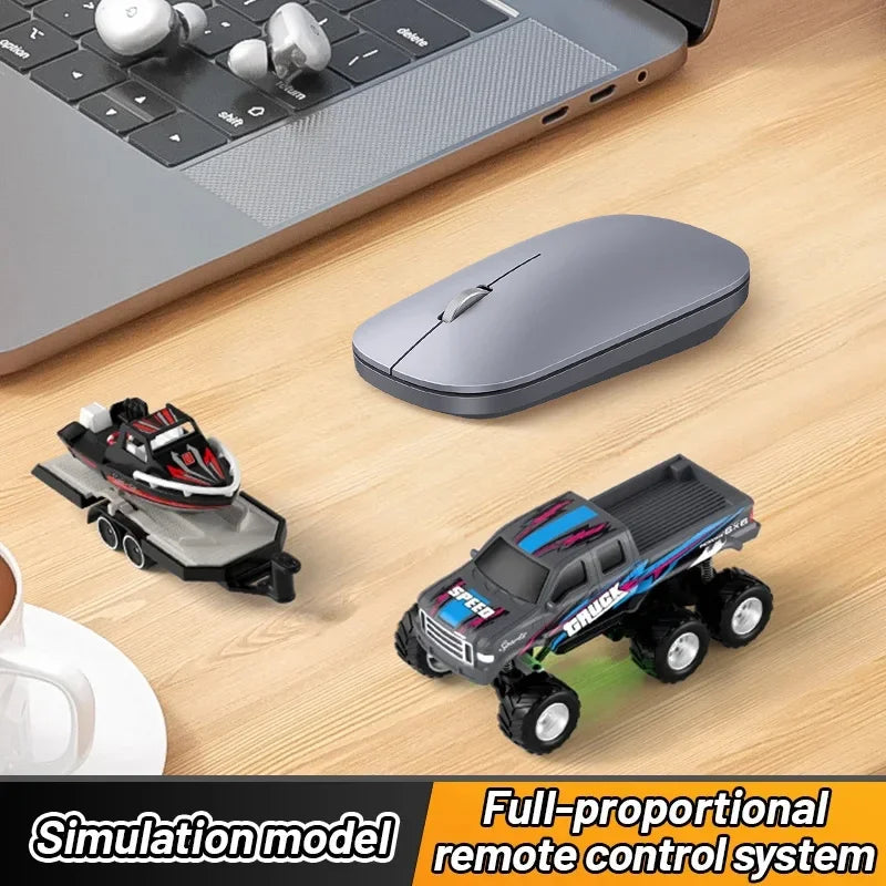 Kmoist Mini Desktop RC Car Off Road Drift Vehicle Lights