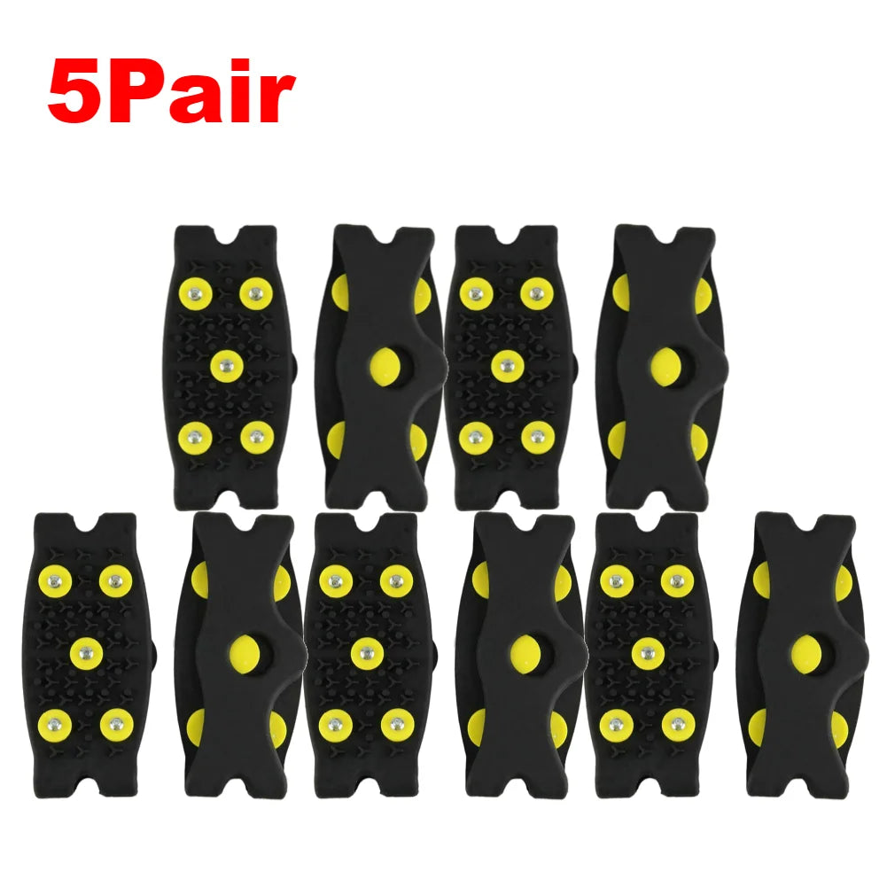Five Stud Anti Slip Crampons Snow Claw for Winter Walking and Hiking