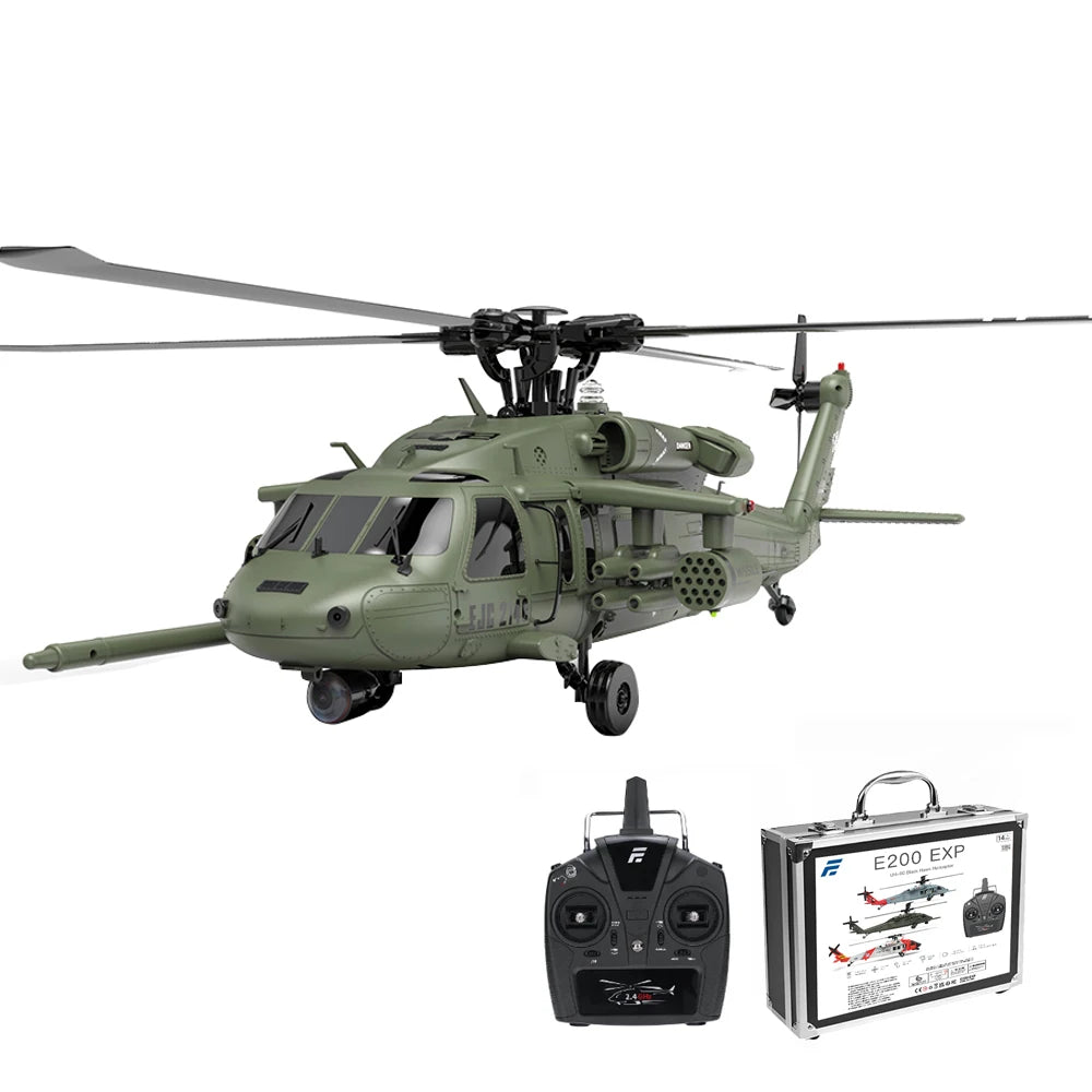 EACHINE E200 EXP UH-60 Flybarless RC Helicopter 2.4G 6CH