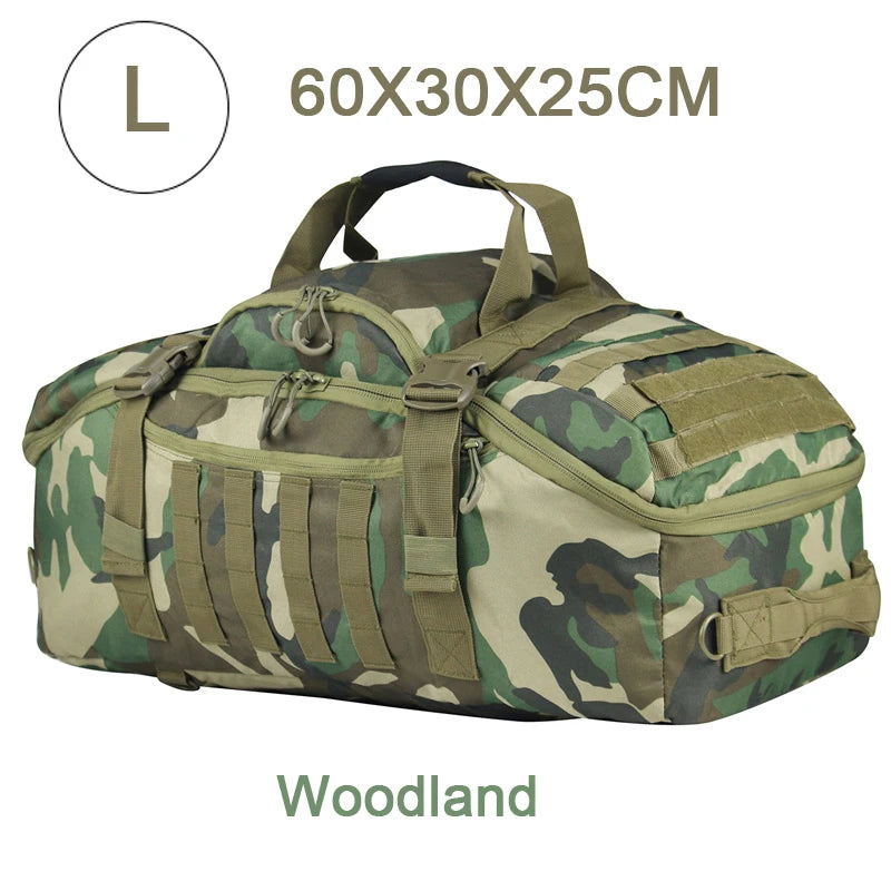 LQARMY Outdoor Molle Tactical Backpack for Hiking and Travel