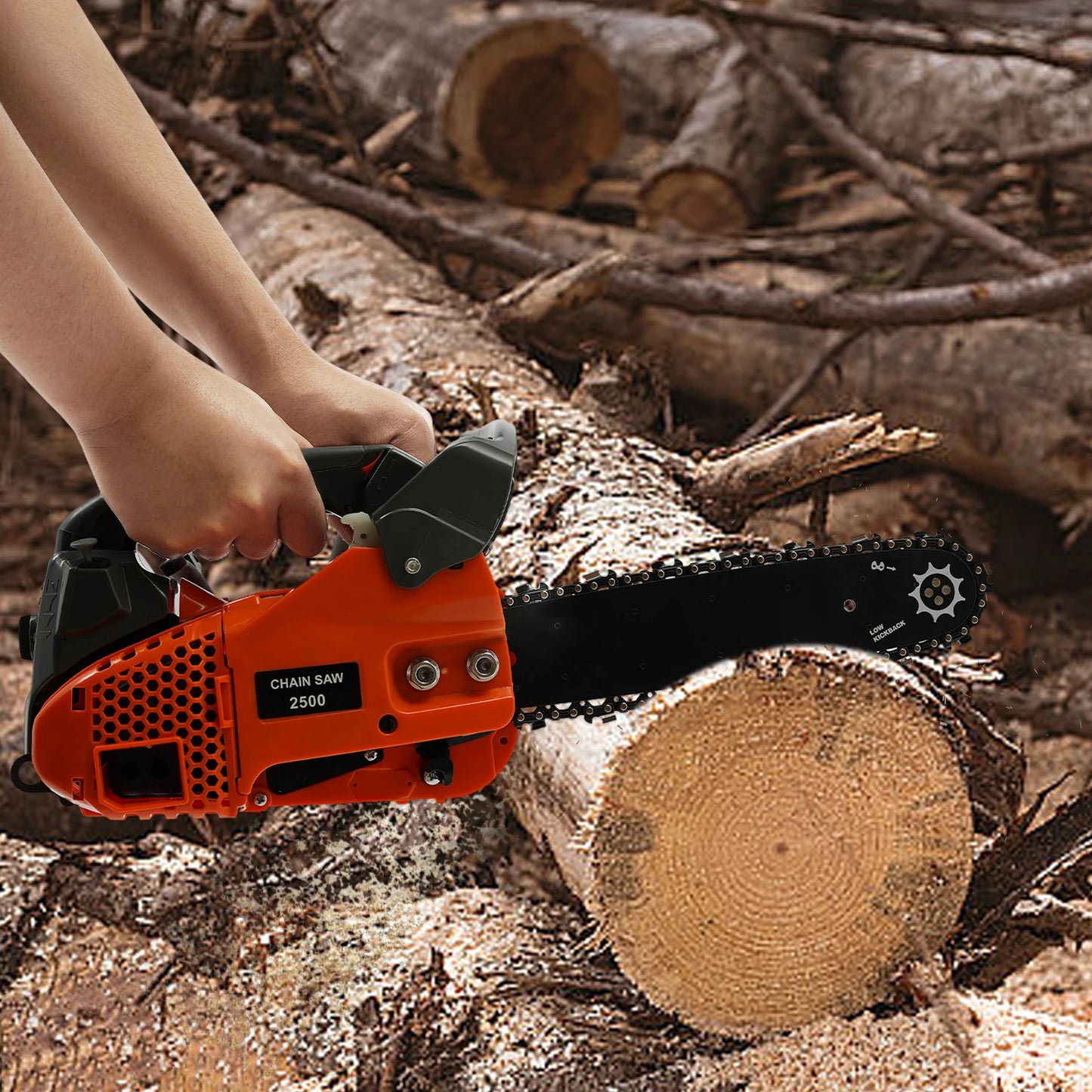 Top Handle Gasoline Chainsaw Two Stroke Engine