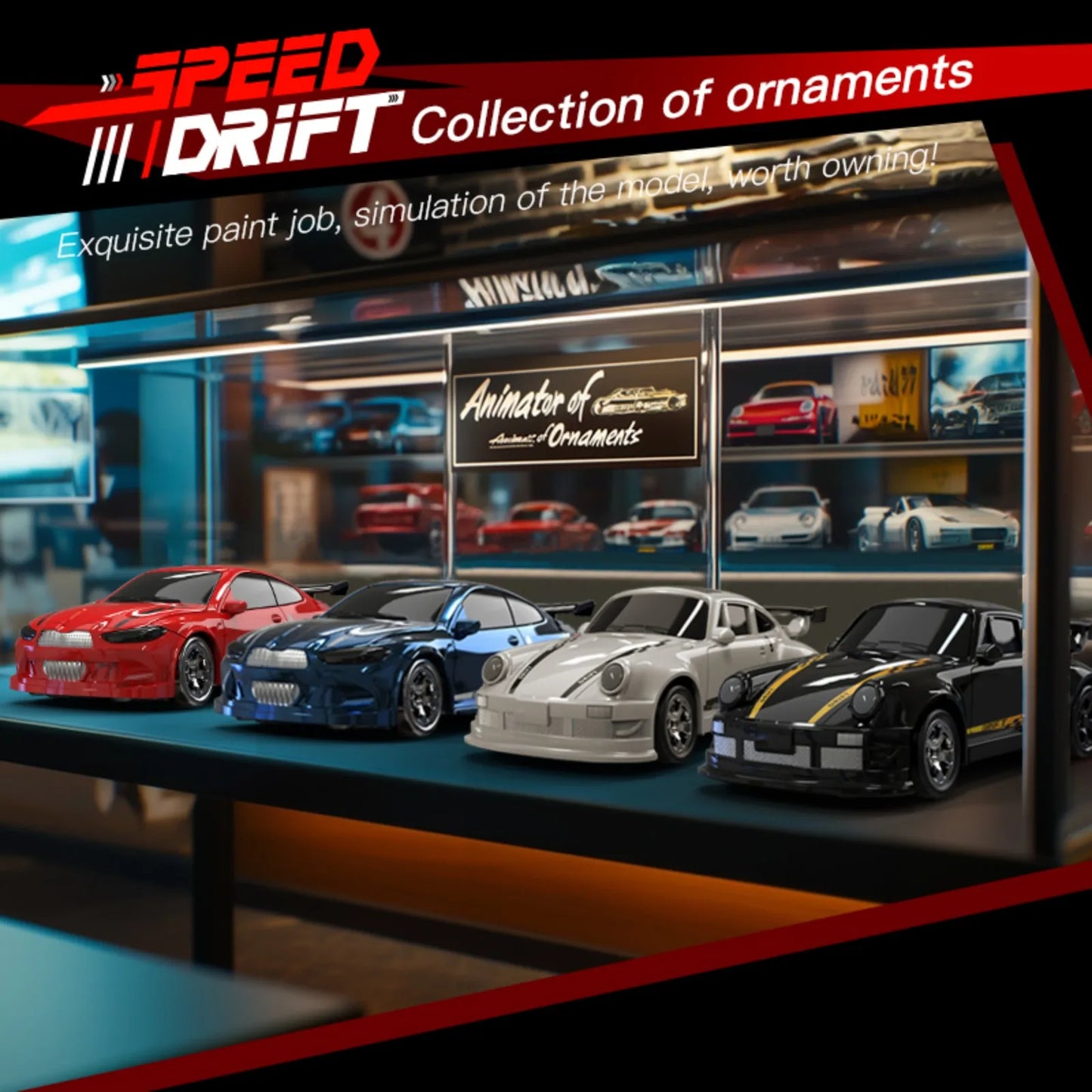 Kf20 Drift RC Car Scale Four Wheel Remote Control Toy