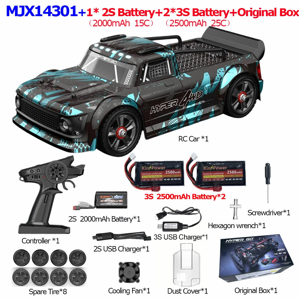 Jyscend Off Road RC Car 4WD Brushless High Speed Racer