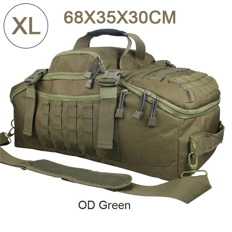 LQARMY Outdoor Molle Tactical Backpack for Hiking and Travel
